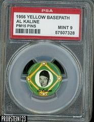 Al Kaline Baseball Cards 1956 Yellow Basepath PM15 Pins Prices