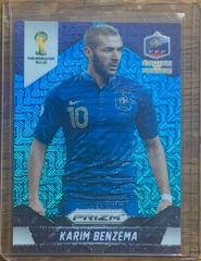 Karim Benzema [Blue Pulsar] Soccer Cards 2014 Panini Prizm World Cup Prices