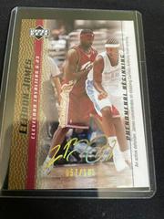 LeBron James [Gold Facsimile Autograph] Basketball Cards 2003 Upper Deck Phenomenal Beginning Prices