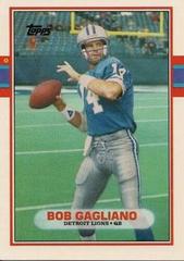 Bob Gagliano #38T Football Cards 1989 Topps Traded Prices