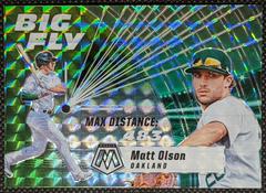 Matt Olson [Green Fluorescent] #BF11 Baseball Cards 2021 Panini Mosaic Big Fly Prices