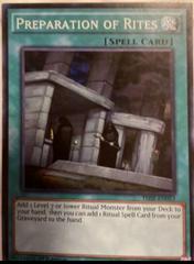 Yu-Gi-Oh! Karte „Preparation Of Rites“ (THSF-EN053) – Super Rare, 1st Edition, Aus „The Secret Forces“