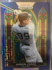 Aaron Judge [Blue Mojo Prizm] #SG-5 Baseball Cards 2021 Panini Prizm Stained Glass Prices