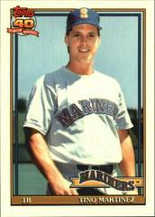 Tino Martinez #482 Baseball Cards 1991 Topps Tiffany Prices