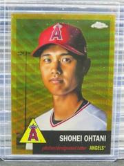 Shohei Ohtani [Gold Wave] Baseball Cards 2022 Topps Chrome Platinum Anniversary Prices