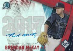 Brendan McKay [Red Refractor] #C17A-BMC Baseball Cards 2017 Bowman Draft Class of Autographs Prices