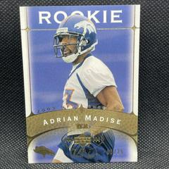 Adrian Madise [Gold] #179 Football Cards 2003 Upper Deck Sweet Spot Prices