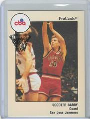 Scooter Barry #198 Basketball Cards 1989 Procards Cba Prices
