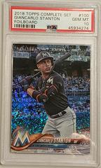 Giancarlo Stanton [Foilboard] Baseball Cards 2018 Topps Complete Set Prices