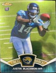Justin Blackmon [Refractor] Football Cards 2012 Topps Finest Moments Prices