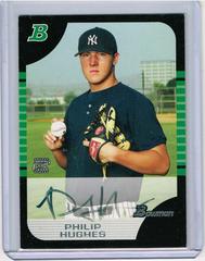 Philip Hughes [Autograph] #151 Baseball Cards 2005 Bowman Prices