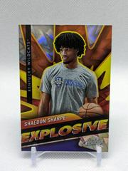 Shaedon Sharpe Basketball Cards 2022 Panini Chronicles Draft Picks Explosive Prices