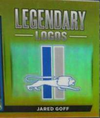 Jared Goff [Gold] #LL-7 Football Cards 2021 Panini Donruss Optic Legendary Logos Prices