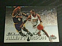 Allen Iverson #123 Basketball Cards 1999 Fleer Force Prices
