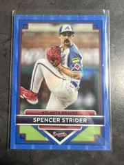 Spencer Strider [Blue] #20 Baseball Cards 2023 Topps Flagship Collection Prices