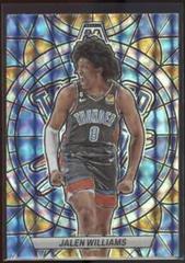 Jalen Williams #4 Basketball Cards 2022 Panini Mosaic Stained Glass Prices