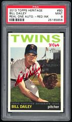 Bill Dailey [Red Ink] #BD Baseball Cards 2013 Topps Heritage Real One Autographs Prices