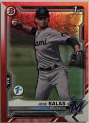 Jose Salas [Red Foil] Baseball Cards 2021 Bowman 1st Edition Prices