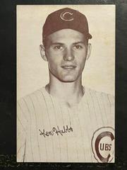 Ken Hubbs Baseball Cards 1963 Exhibits Statistic Back Prices