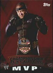 MVP [Intercontinental Puzzle Back] #C42 Wrestling Cards 2010 Topps WWE Championship Material Prices