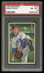 Omar Lown Baseball Cards 1952 Bowman Prices