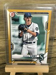George Kirby [Gold] Baseball Cards 2021 Bowman Paper Prospects Prices