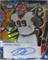 Jordan Davis [Lightning] #HB-JD1 Football Cards 2022 Leaf Valiant Autographs Here Comes the Boom Prices