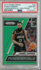 James Harden [Green Prizm] #38 Basketball Cards 2017 Panini Prizm Fundamentals Prices