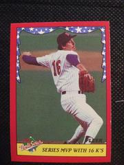 Series MVP With 16 K's #12 Baseball Cards 1988 Fleer World Series Prices