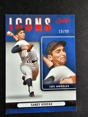 Sandy Koufax [Retail Red] #I-11 Baseball Cards 2022 Panini Absolute Icons Prices