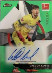 Gregor Kobel [Green Refractor] Soccer Cards 2020 Topps Finest Bundesliga Autographs Prices