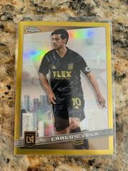 Carlos Vela [Gold] Soccer Cards 2022 Topps Chrome MLS Prices