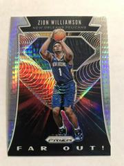 Zion Williamson [Hyper Prizm] #24 Basketball Cards 2019 Panini Prizm Far Out Prices