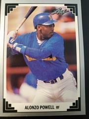 Alonzo Powell #521 Baseball Cards 1991 Leaf Prices