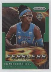 Diamond DeShields [Prizm Green] #12 Basketball Cards 2020 Panini Prizm WNBA Fearless Prices