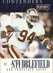 Dana Stubblefield #47 Football Cards 1995 Playoff Contenders Prices
