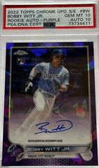 Bobby Witt Jr. [Purple] Baseball Cards 2022 Topps Chrome Update Sapphire Rookie Autographs Prices