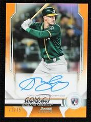Sean Murphy [Orange Refractor] #SM Baseball Cards 2020 Bowman Sterling Rookie Autographs Prices