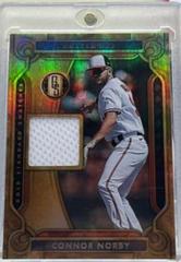 Connor Norby [Gold] #GSS-CN Baseball Cards 2023 Panini Chronicles Gold Standard Swatches Prices