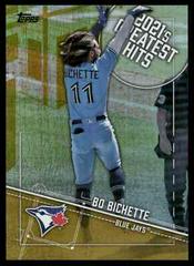 Bo Bichette [Gold] #21GH-2 Baseball Cards 2022 Topps 2021’s Greatest Hits Prices