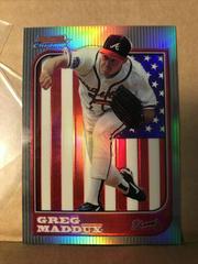 Greg Maddux [Refractor] #79 Baseball Cards 1997 Bowman Chrome International Prices