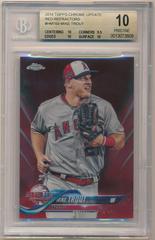 Mike Trout [Red Refractor] #HMT69 Baseball Cards 2018 Topps Chrome Update Prices
