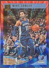 Mike Conley [Red, Blue Laser] Basketball Cards 2018 Panini Donruss Prices