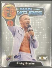 Ricky Starks [Silver] Wrestling Cards 2022 Upper Deck AEW Main Features Prices