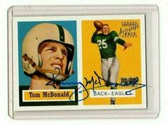Tommy McDonald #TTR4 Football Cards 2001 Topps Team Legends Autograph Prices