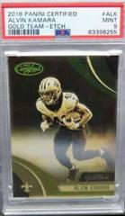 Alvin Kamara [Gold Etch] #GT-ALK Football Cards 2018 Panini Certified Gold Team Prices