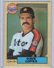 Dave Lopes #311 Baseball Cards 1987 O Pee Chee Prices