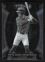 Pete Crow Armstrong #1 Baseball Cards 2023 Panini Chronicles Titan Prices