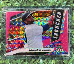 Nelson Cruz [Mosaic] #L3 Baseball Cards 2021 Panini Mosaic Launched Prices