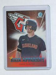 Chase DeLauter [Red] Baseball Cards 2022 Bowman Draft Heir Apparent Prices